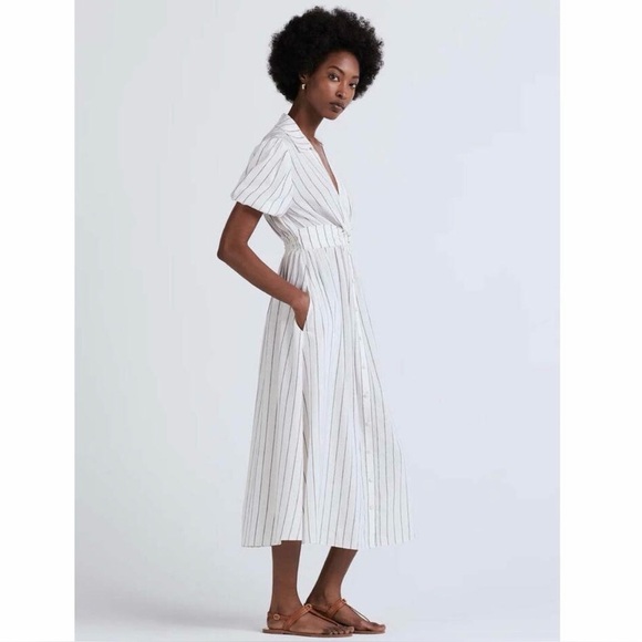 Derek Lam Dresses & Skirts - Derek Lam Collective Maya Twisted Stripe Midi Dress size 48/ US 12